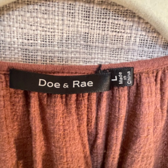 Cinnamon gauzy top, peasant shirt, boho style shirt - Picture 3 of 5